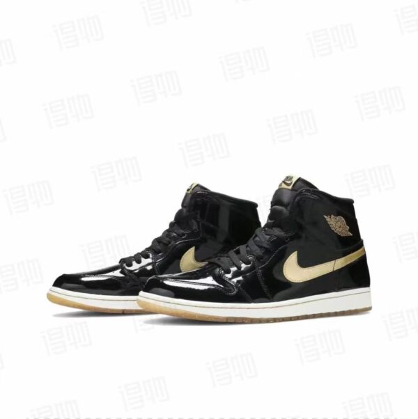 Air Jordan 1 Retro "Black/Metallic Gold - Image 2