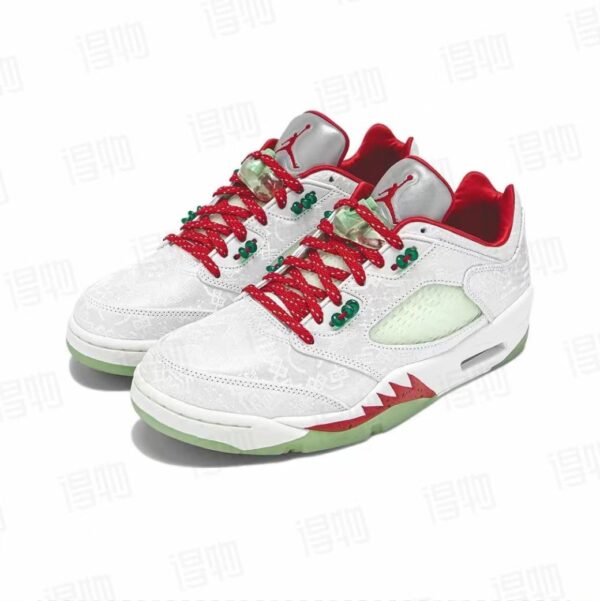 Re-release of the CLOT x Air Jordan 5 Low "White Silk" (AJ5) - Image 3